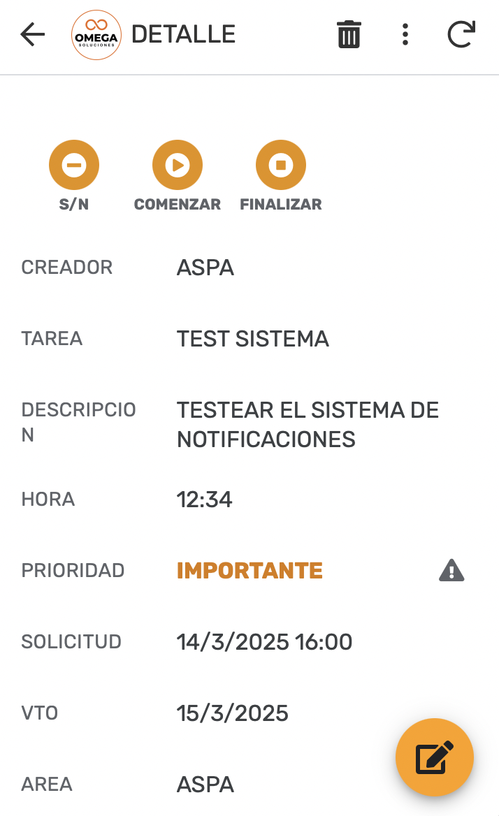 Omega Soluciones Custom App